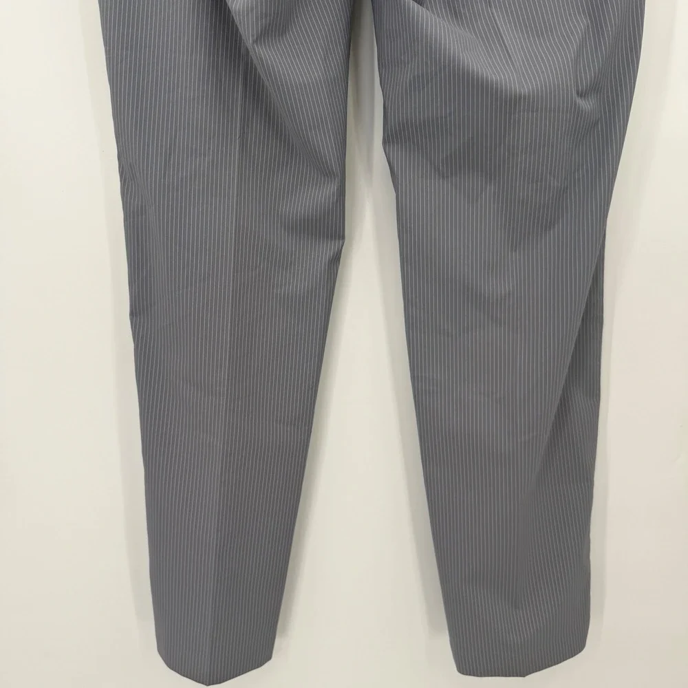 Nike Golf Pants Mens 32x34 Grey Pinstripe Dri-FIT 335936-065 Stretch Performance